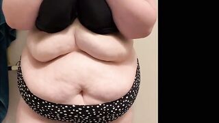 ssbbw shows off into bikini