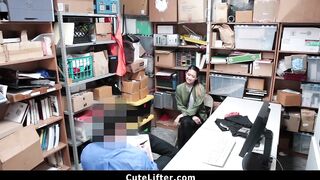 eastern Goddess Banged into Security Office For Stealing