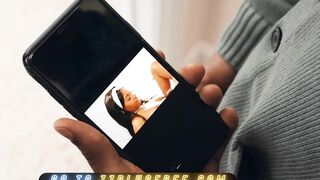 Brazzers - Mina Moon & Sofia Su take Turns rides Mazee's big black cock & he Empties his Load inside their Mouths
