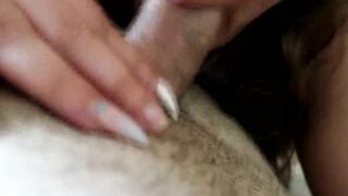 I just SPY my STEPSISTER PLAYNG with a TOY , so i offer her one DICK to suck & fucked with CUMMED