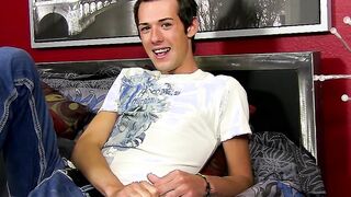 Interviewed teen Alex Wilde drills ass with toy solo