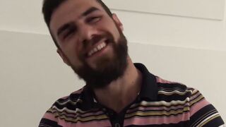 Twinks enjoy having their beardsporting partner penetrate them raw