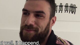 Twinks enjoy having their beardsporting partner penetrate them raw