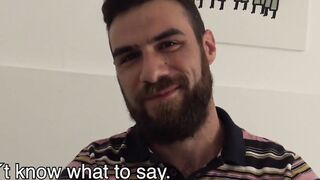 Twinks enjoy having their beardsporting partner penetrate them raw
