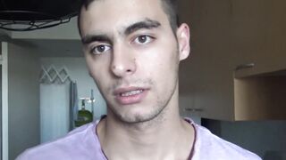 Gay for pay latino pounded bareback after POV blowjob