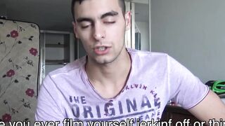 Gay for pay latino pounded bareback after POV blowjob