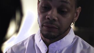 Ebony babe Nicole Kitt rides hard BBC after sloppy blowjob