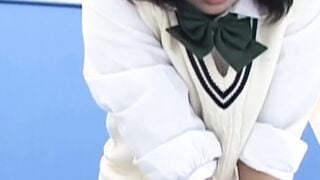 Sexy Japanese sluts piss themselves while we watch them