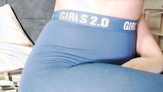 Latina MILF With Fat Pussy Squirting In Her Tights