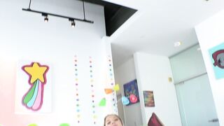 SWALLOWED World class blowjob from hot blonde Lana Anal