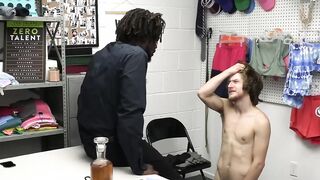 Jock deserves hardcore interracial raw fuck for stealing