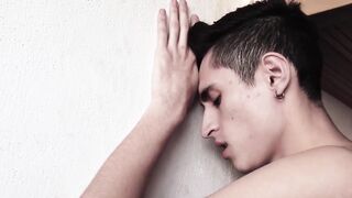 First timer straight Latino stuffed with hard and hairy dick