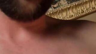 Deep dick sucking with a nice cum finish inside the mouth