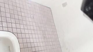Lovely Japanese cuties groaning and peeing out in the open