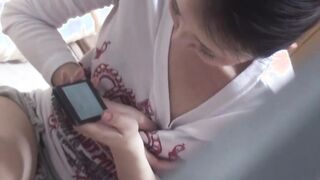 Cute Japanese satisfies her needs with toys on hidden cam