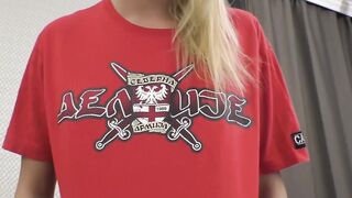 Hot soccer fan creampied by rival team supporter