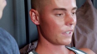 Stepbrothers Kyle Brant and Greyson Lane kiss and bareback