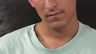 Hot twink wears seductive jockstrap during bareback pounding