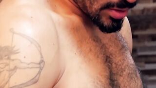 Pair of businessmen fuck inside of a hot pool together