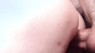 Submissive ftm Declan Gray topped and used by hung top Mike