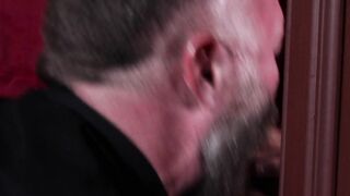 Churchmate pranks on their horny priest to get a blowjob