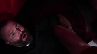 Churchmate pranks on their horny priest to get a blowjob
