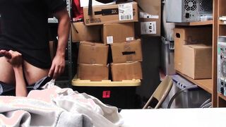 Young Latin perp caught stealing and fucked by a store guard Hoe 2