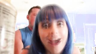 Mad shemale caught boyfriend fucking her stepsis