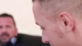 This nubile maid is all about her two huge cocks and her cum in her mouth