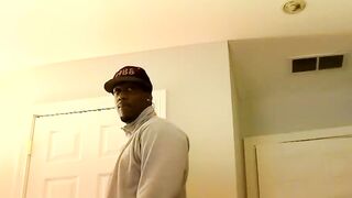 Big daddy cant resist deepthroating that big black cock