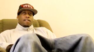 Big daddy cant resist deepthroating that big black cock