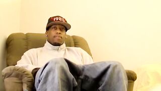 Big daddy cant resist deepthroating that big black cock