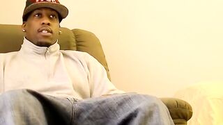 Big daddy cant resist deepthroating that big black cock