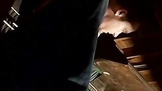 Skinny straight amateurs stroking big cocks and cumming