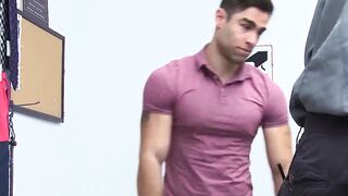 Hot tied up jock bareback interracial police office drilling Hoe 2