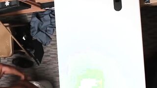 Young tattooed shoplifter barebacked hard by an Ebony guard Hoe 2
