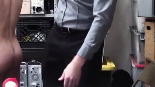 Attractive hunk cop and short twink thief erotic fucking