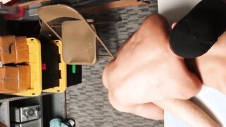 Horny Security Guards Ass Bangs a Young Skinny Thief