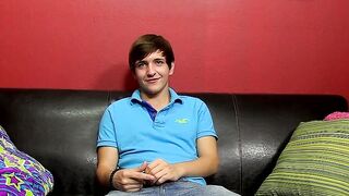 Colby Klein a horny twink abruptly departs with a cum solo