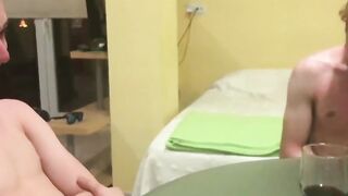 Pretty cock guzzlers and old man have hardcore foursome