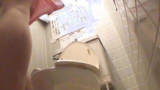 Gorgeous Japanese babes filmed pissing with secret cam