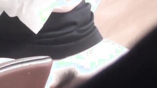 Young Japanese tits fondled before solo masturbation
