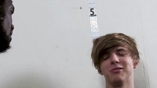 Blonde Buff Officer Drills a Rude Inked Shoplifter Raw Hoe 2