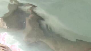 Inked jock rides dick for first time shoots cum on himself