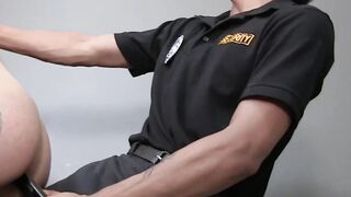 Naughty BBC cop shoved his baton up the tatted thief ass Hoe 2