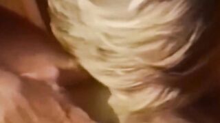 After bareback banging outside a cute classic gay sprays cum