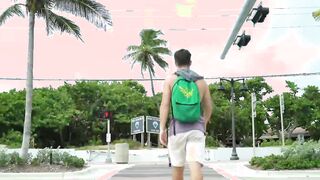 Studs spots gay couple enjoying blowjobs and joins them