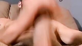 Good looking bum driller loves wanking his fat fuck stick