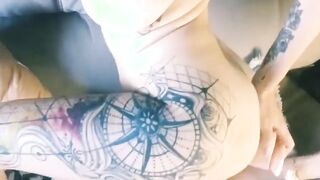 Blonde Loves to Fuck her Ass with Dildo and Suck Cock
