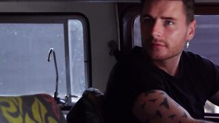 Muscular stud barebacked after having his big cock sucked